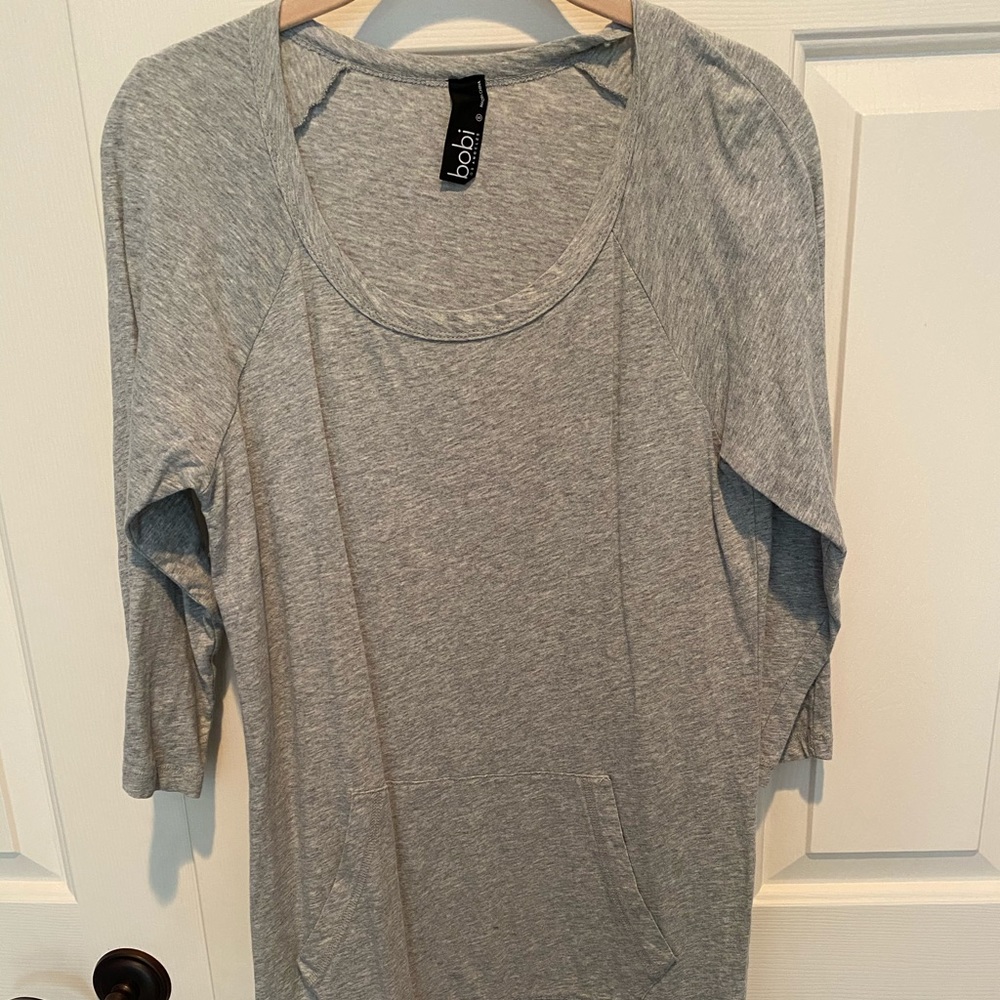 Grey Bobi T-Shirt Dress